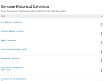 Tablet Screenshot of calvinism.us
